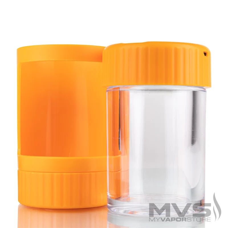 4-in-1 Utility Jar with Grinder & One Hitter